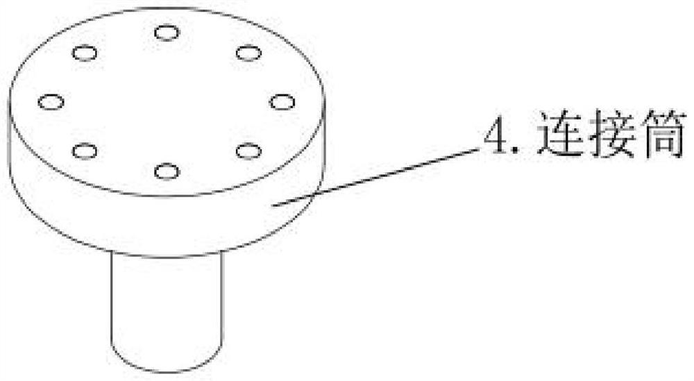 Reinforced concrete self-sinking umbrella-shaped mud flat wind power foundation and mounting method thereof