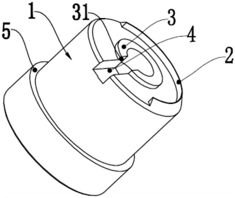 A high-efficiency wire cutting machine guide wheel base and its guide wheel set