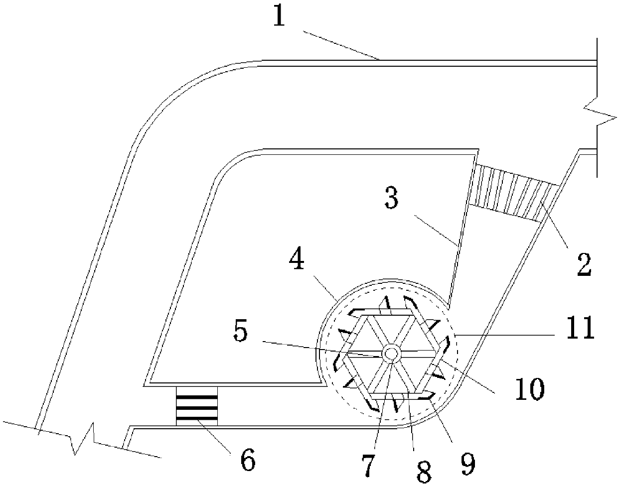 Portable flow guiding pipe power generation device