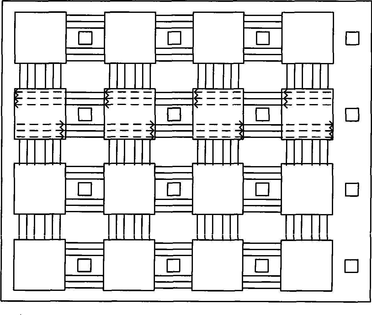 Interconnection line test circuit used in field programmable gate array device