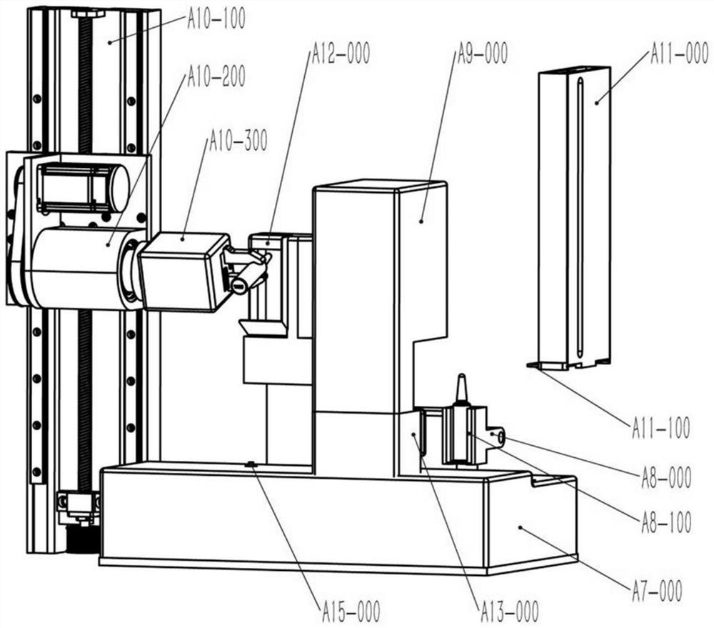 Ampoule bottle full-function liquid medicine blending, cutting and clamping robot arm