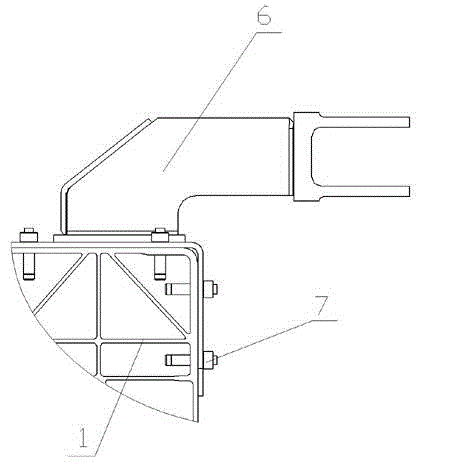 Floating car body for 100% low-floor tramcar and assembling method of floating car body