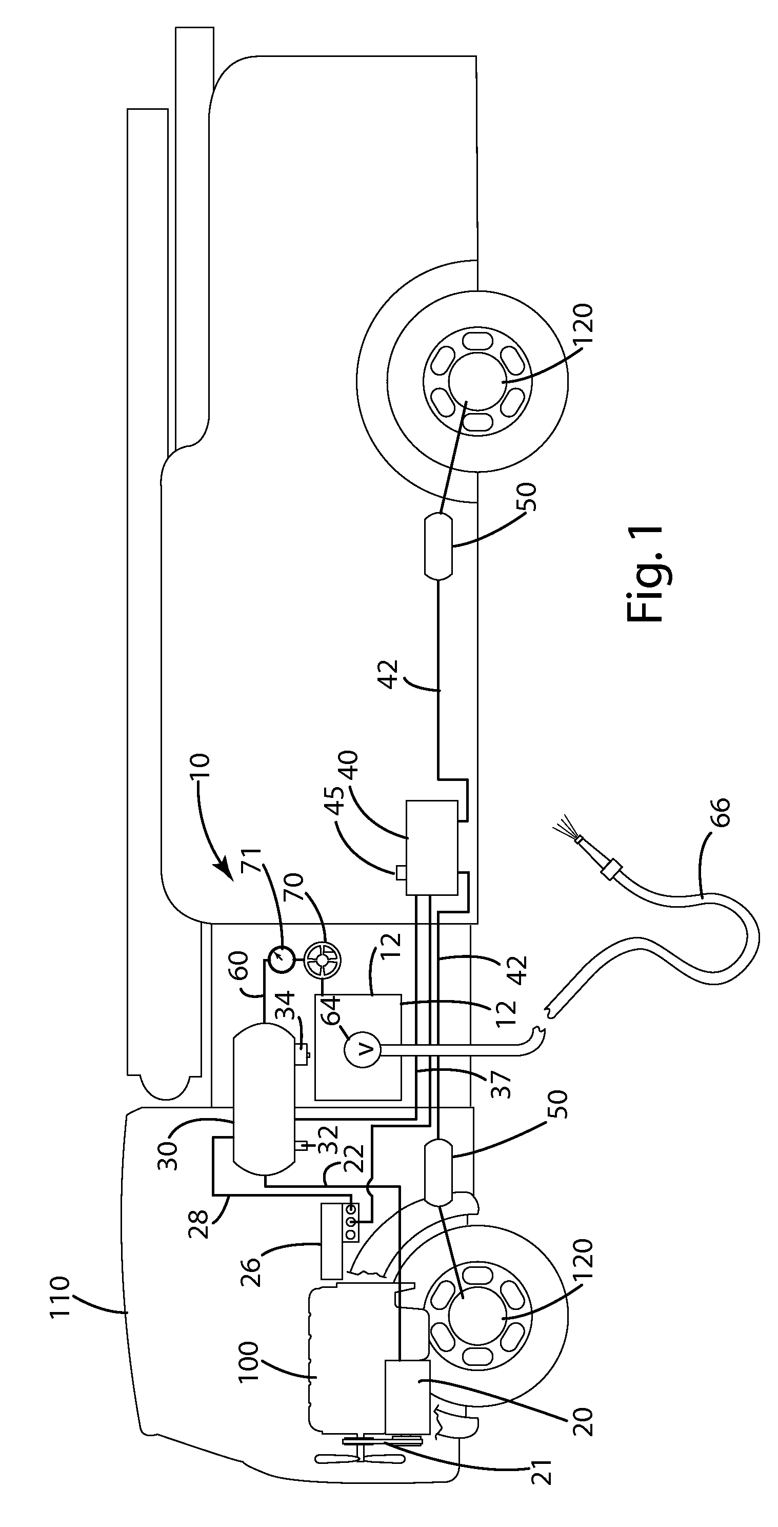 Compressed fluid system and related method