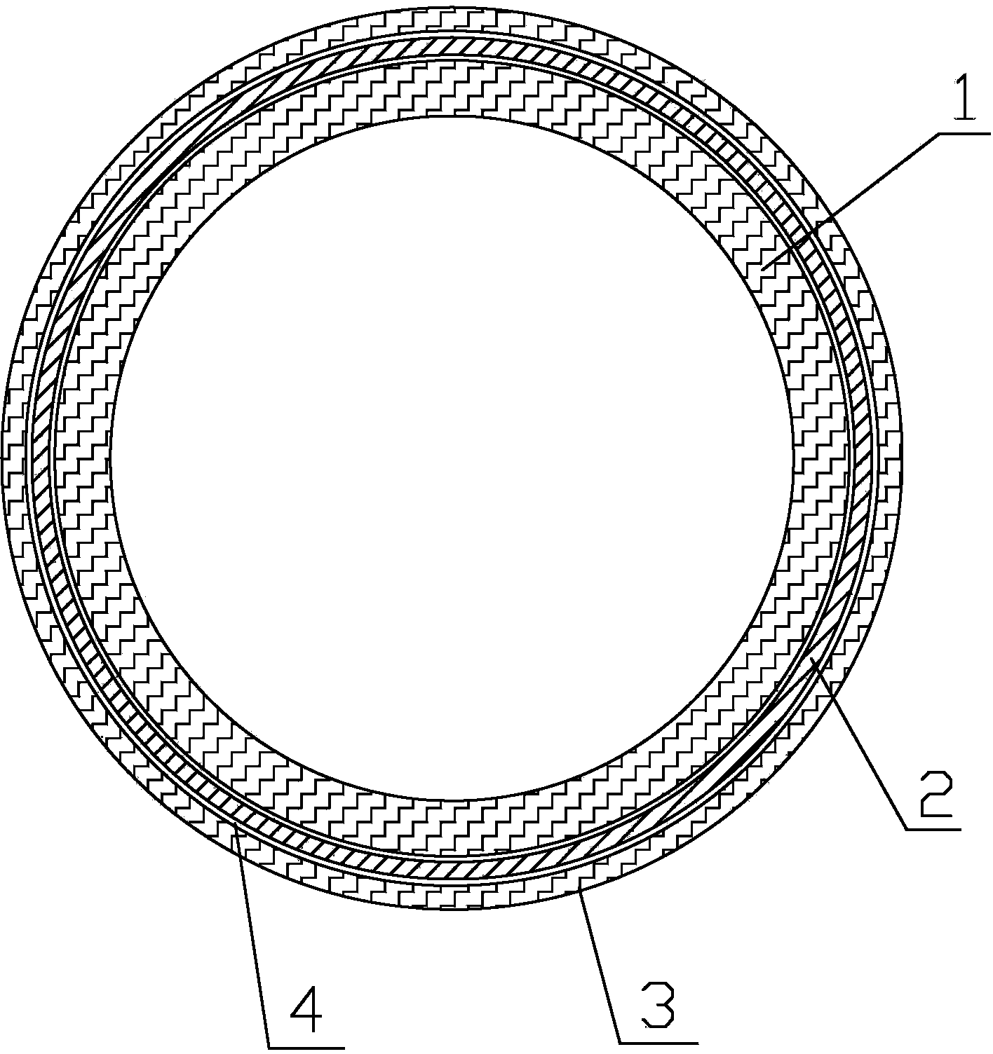 High-strength steel wire net framework polyethylene pipe