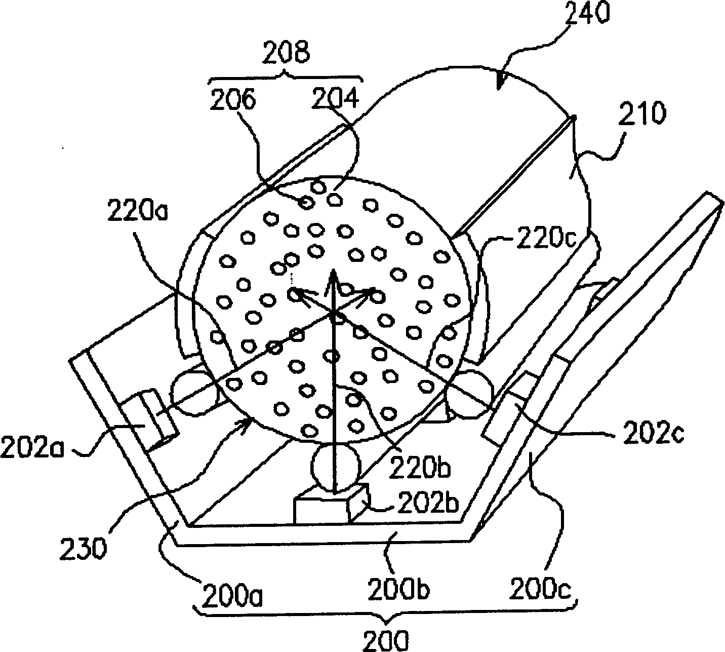 Light source of back light module