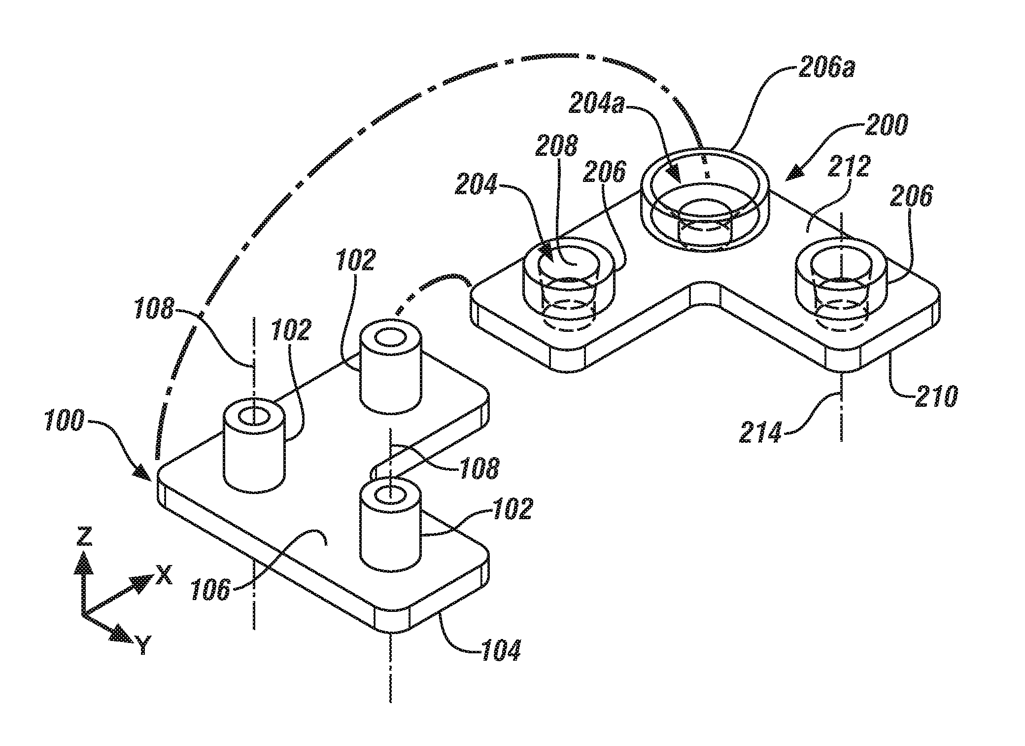 Elastically averaged alignment systems and methods