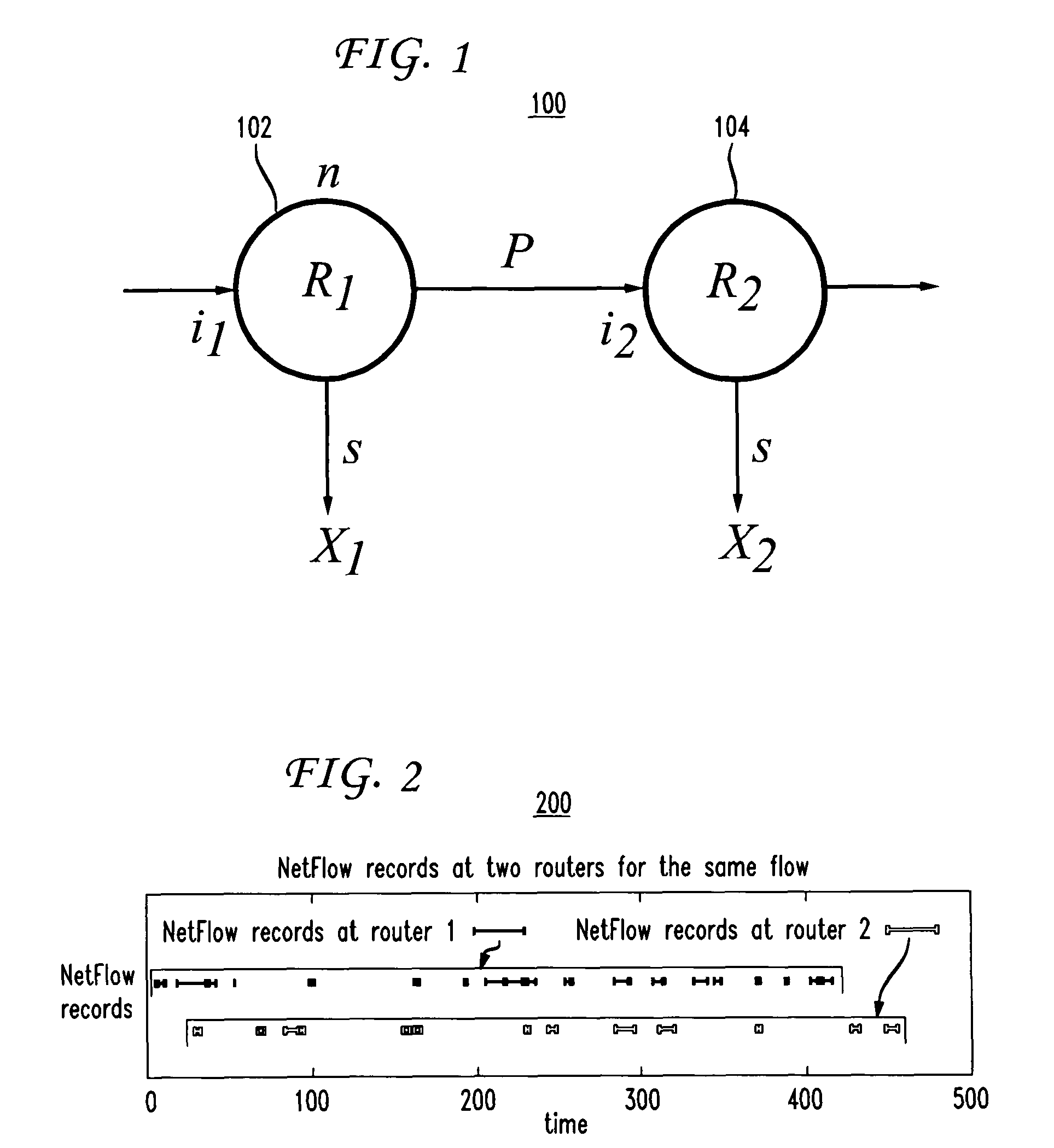 Method and apparatus for one-way passive loss measurements using sampled flow statistics