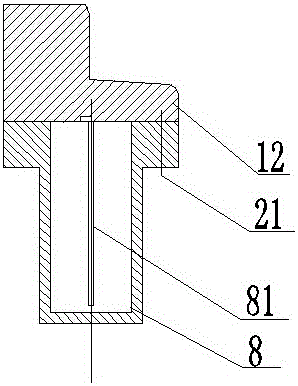 Tee joint injection mold