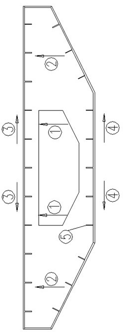 Method for installing abnormal-shape curve steel box girder