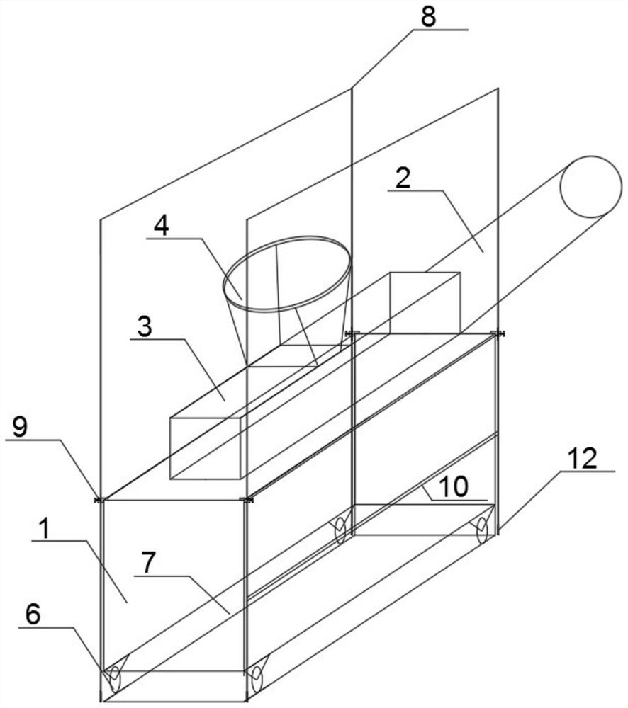 Method for improving stability of material pile in medicinal glass kiln