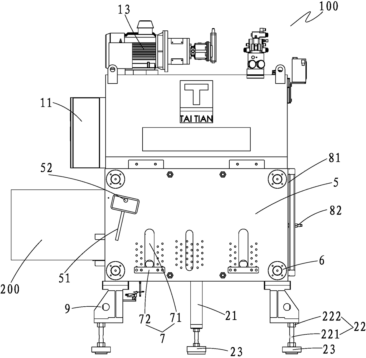 Shaping machine for composite die plate