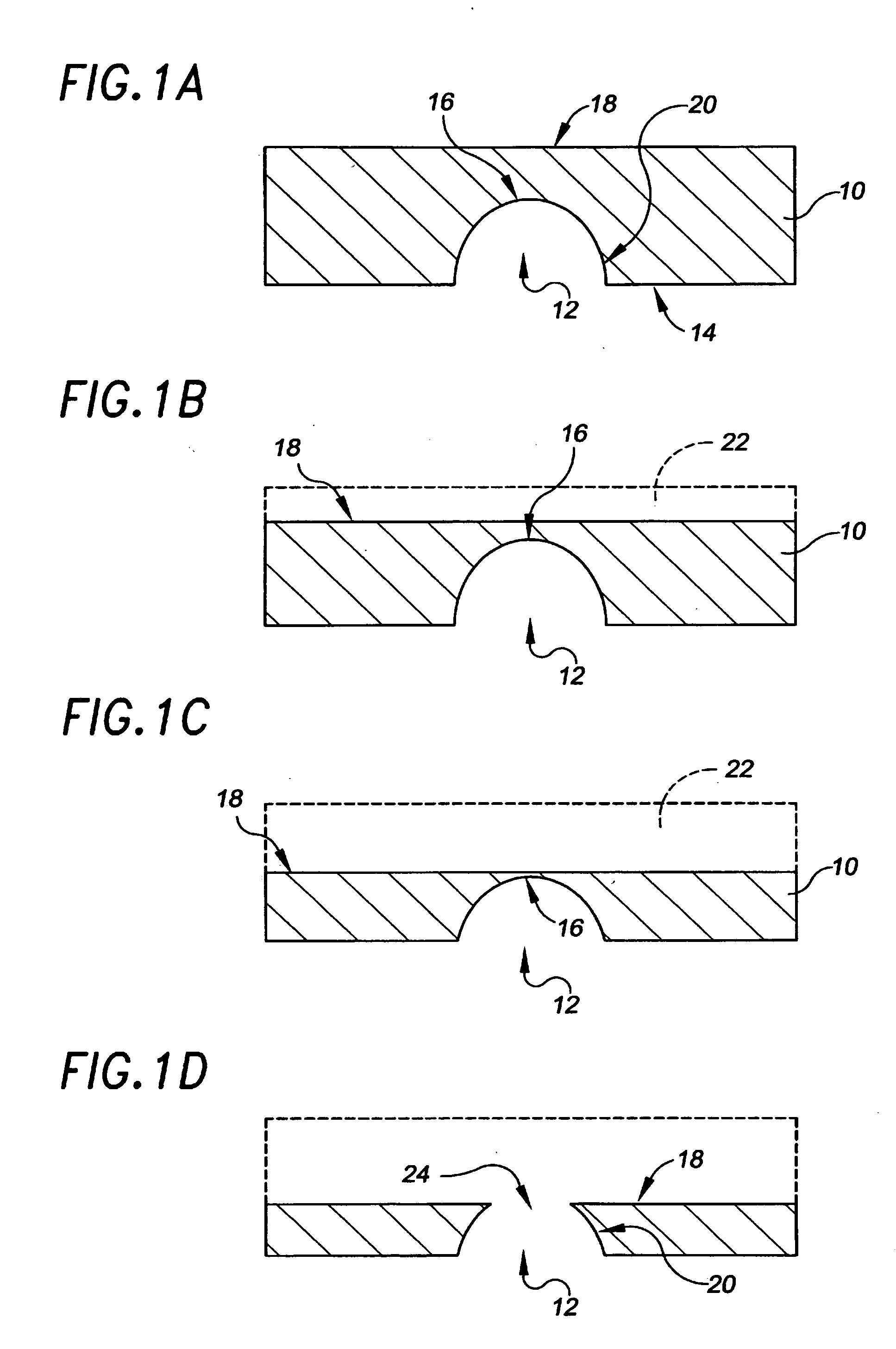 Material deposition techniques for control of solid state aperture surface properties