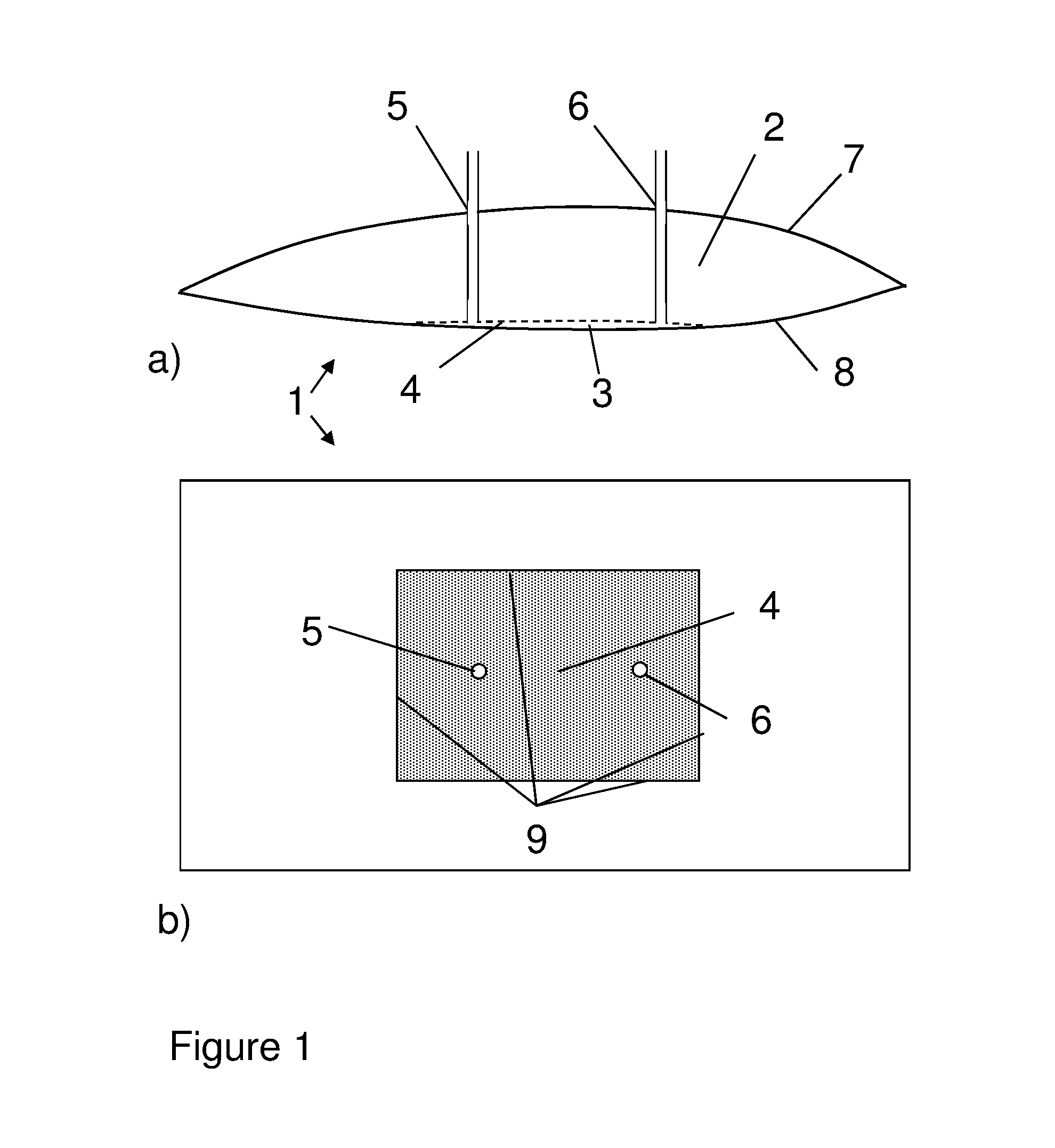 Cell culture bag with internal dialysis membrane