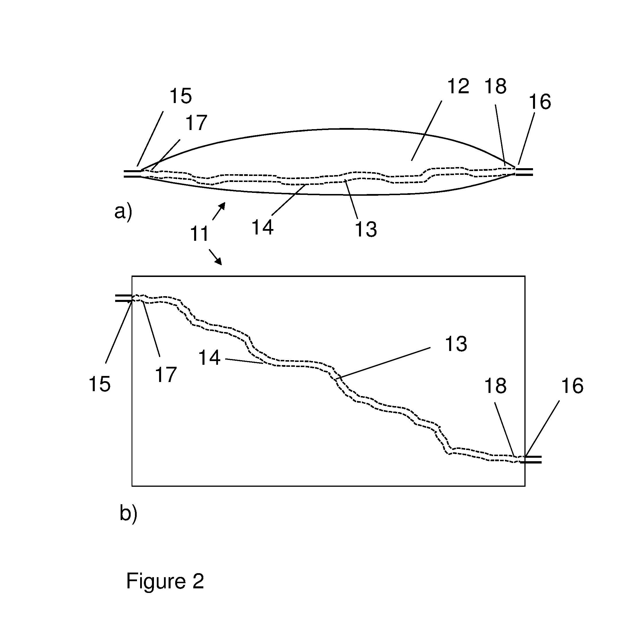 Cell culture bag with internal dialysis membrane