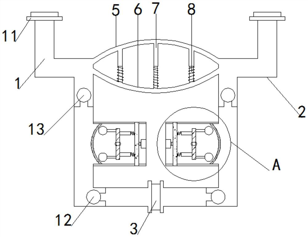 Electromagnetic diaphragm pump