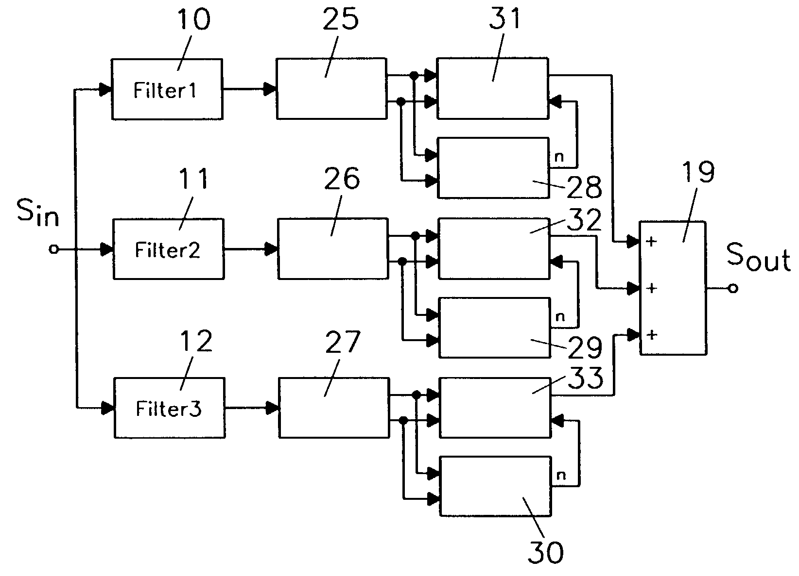 Method for suppressing noise as well as a method for recognizing voice signals