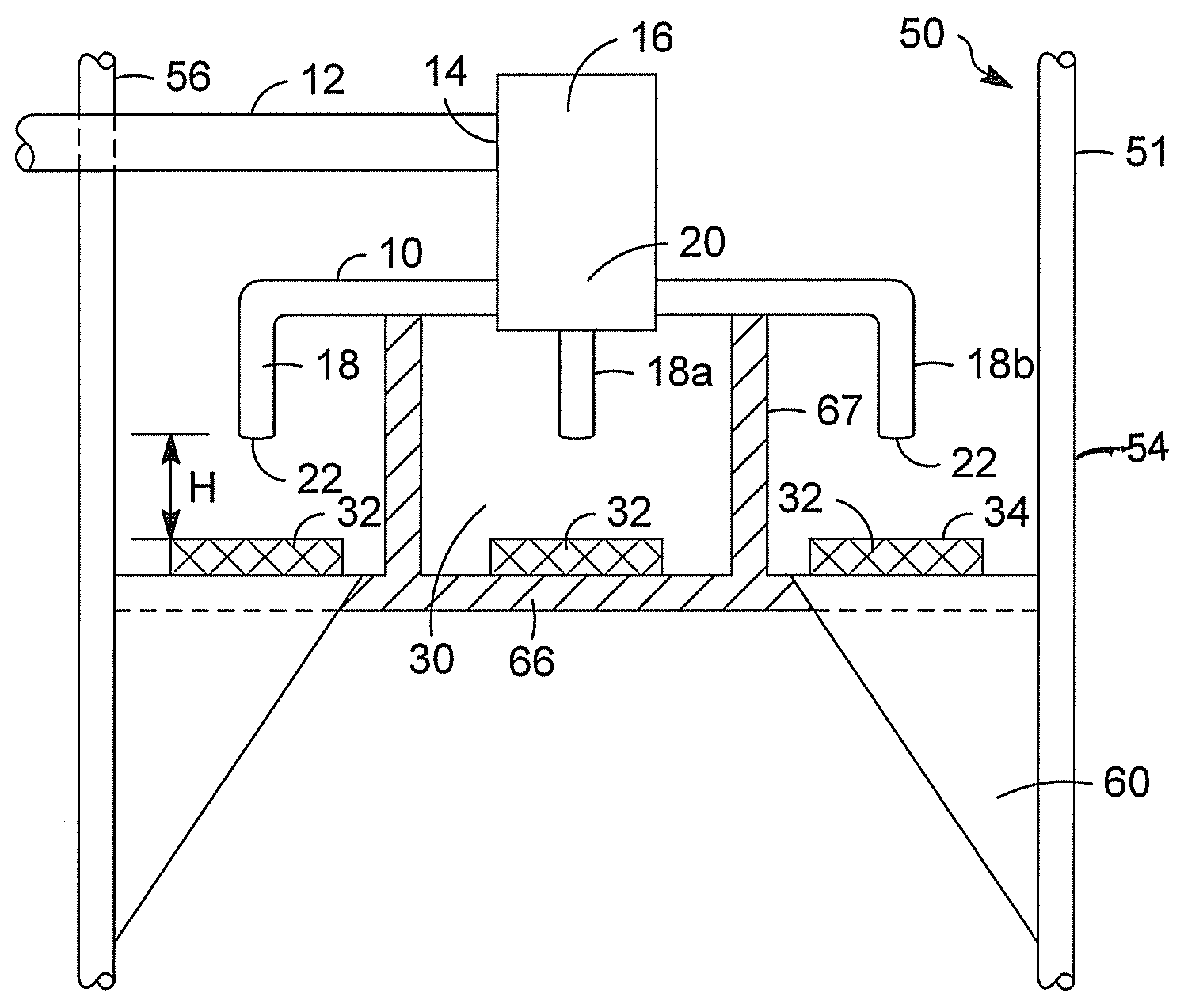 High Velocity Low Impact Liquid Feed Distributor