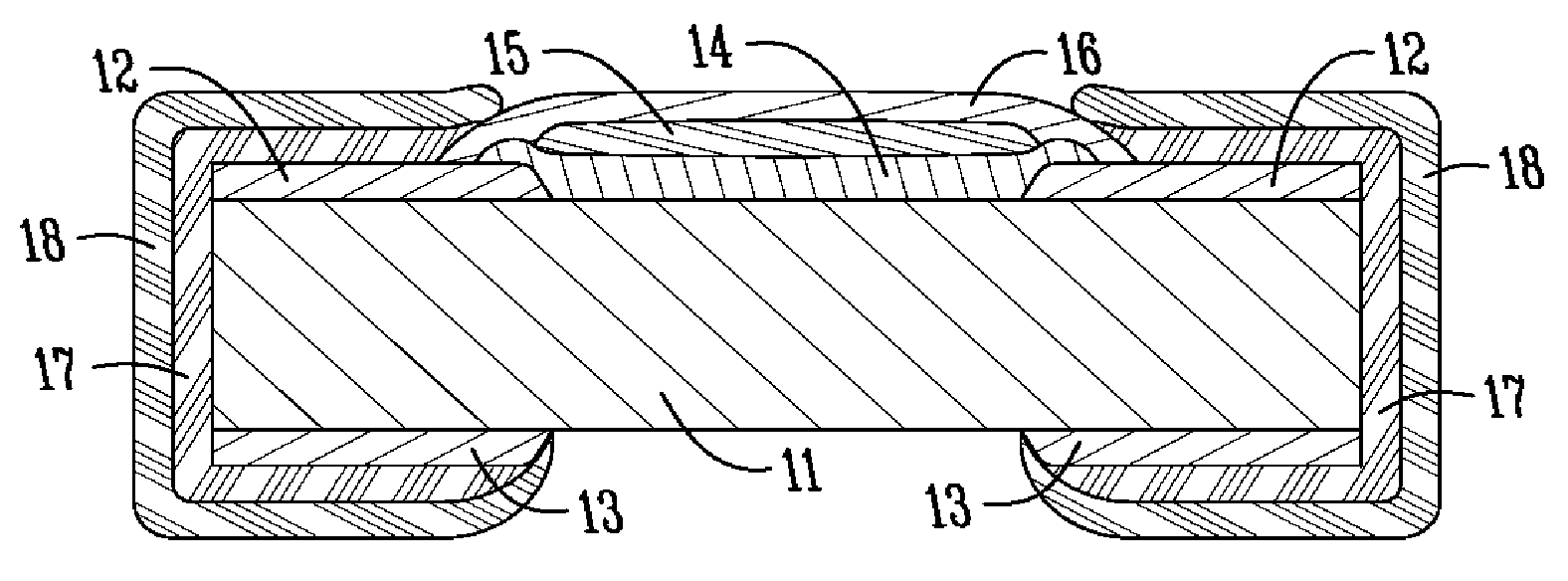 Sulfuration resistant chip resistor and method for making same