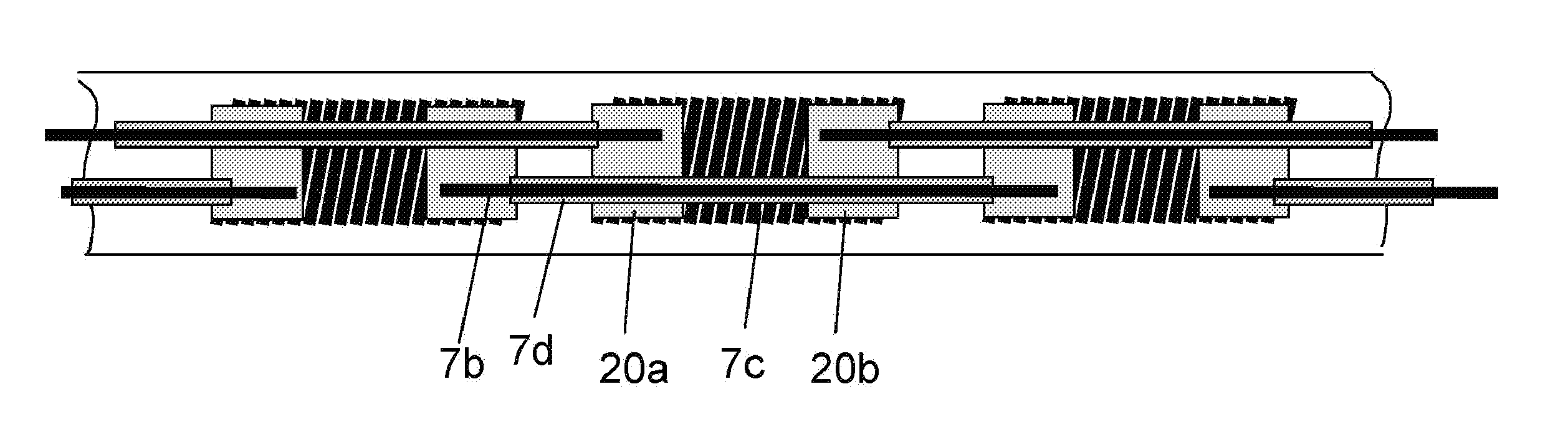 Electrode catheter for interventional use