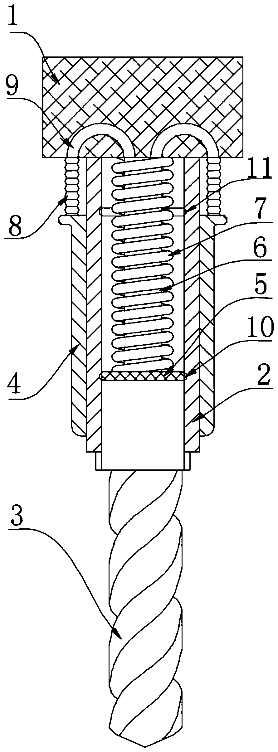 An integrated drilling and grinding tool for precision machinery manufacturing