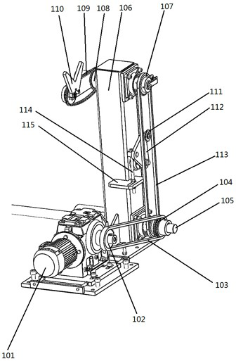 Rotating device for laser cutting