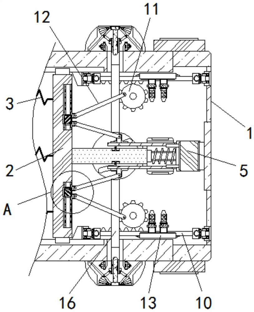 Heat dissipation and fire prevention device for blockchain management server