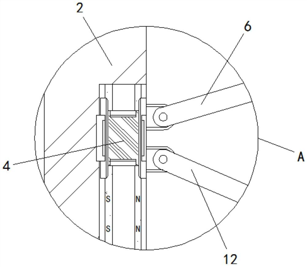 Heat dissipation and fire prevention device for blockchain management server