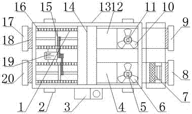 Easily-cleaned heat exchanger capable of keeping air fresh