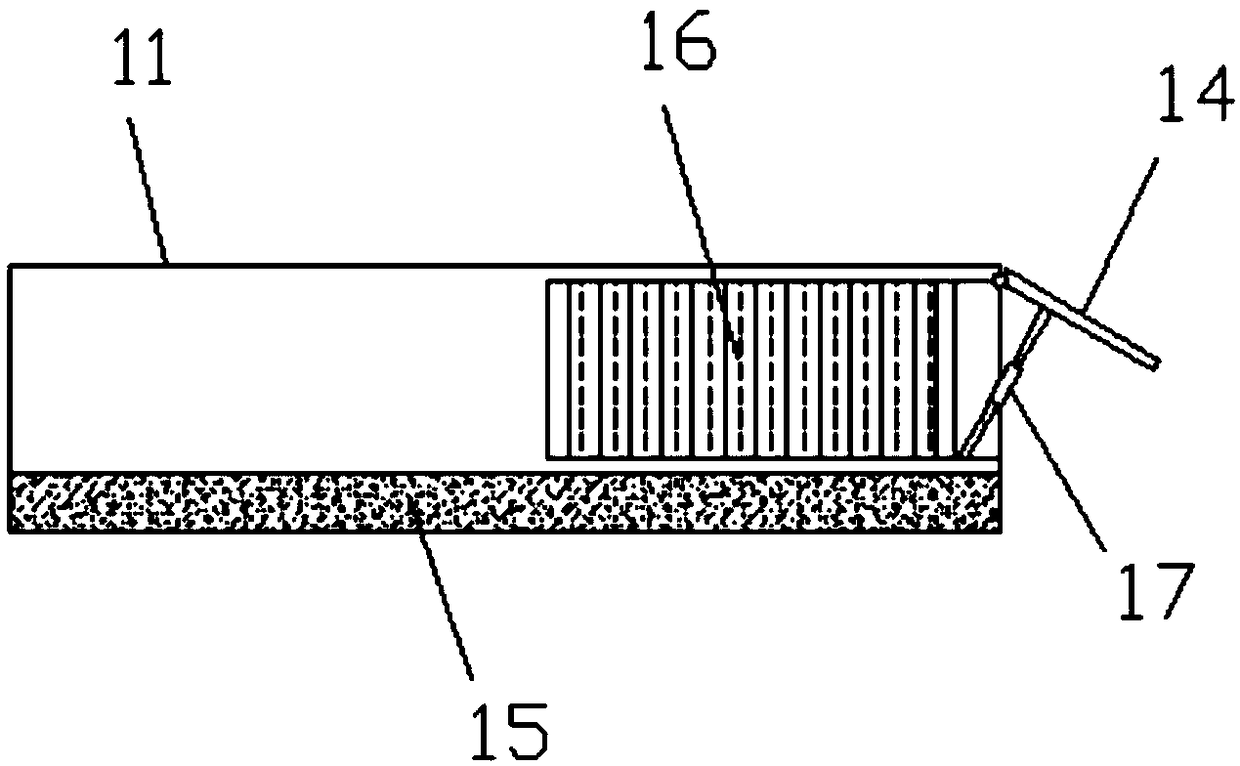 Garment placing rack with dampproof and dustproof functions