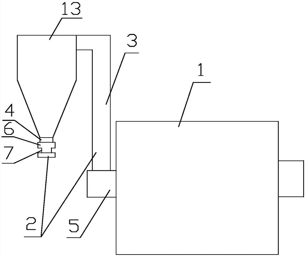 Structure pulverizer facilitating dust prevention