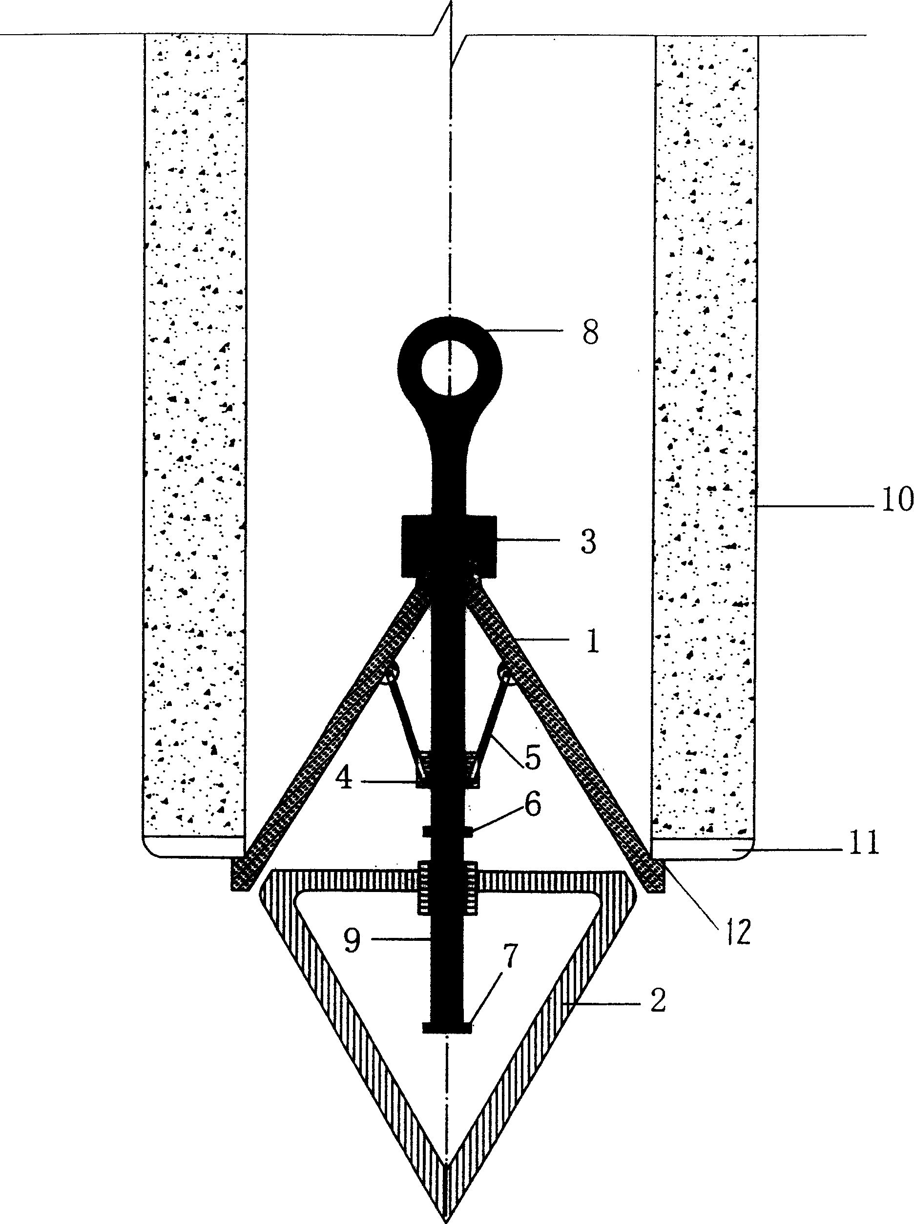 Immersed tube grout pile construction process and pile tip bearing capacity reinforcement equipment