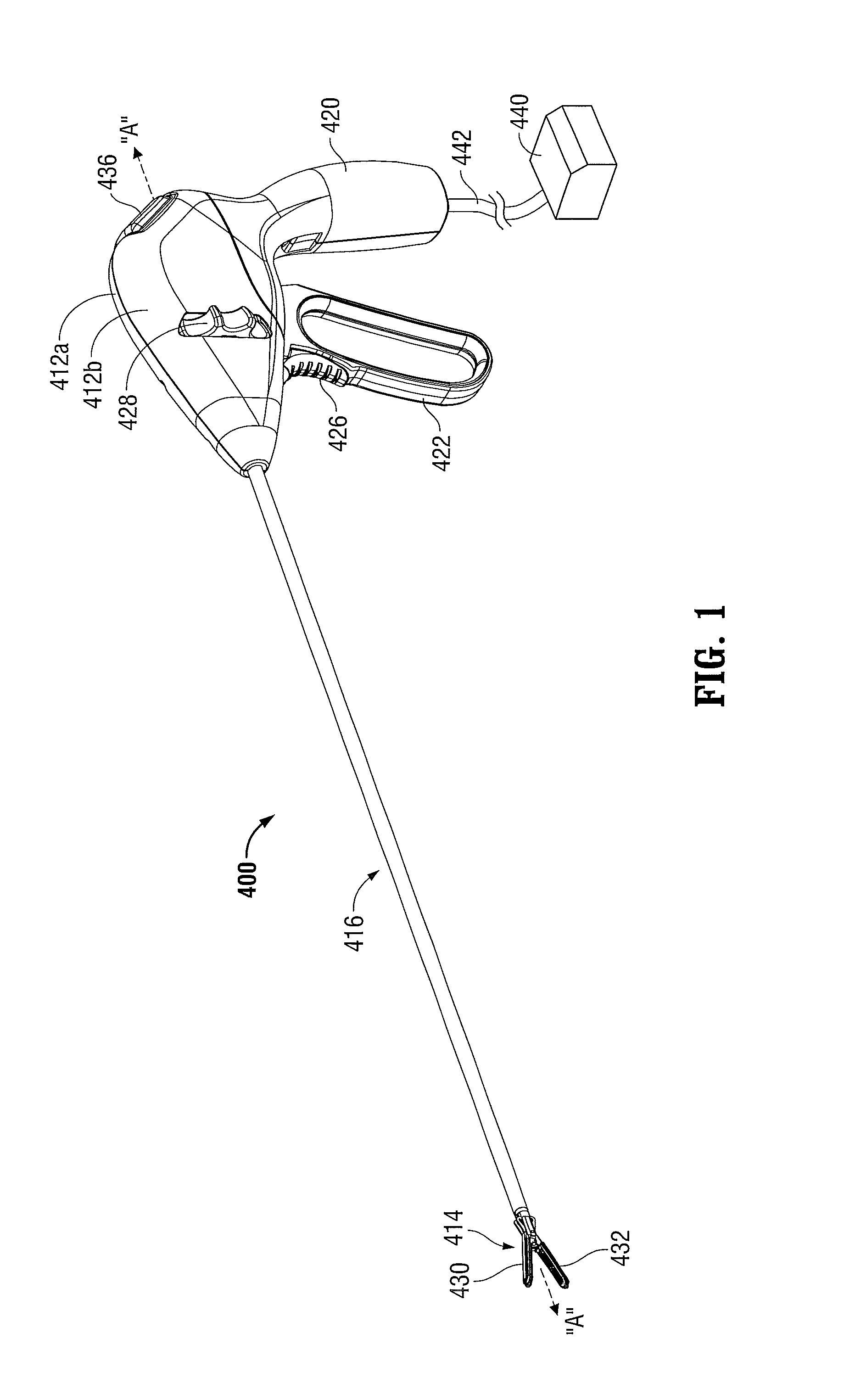 Simplified spring load mechanism for delivering shaft force of a surgical instrument