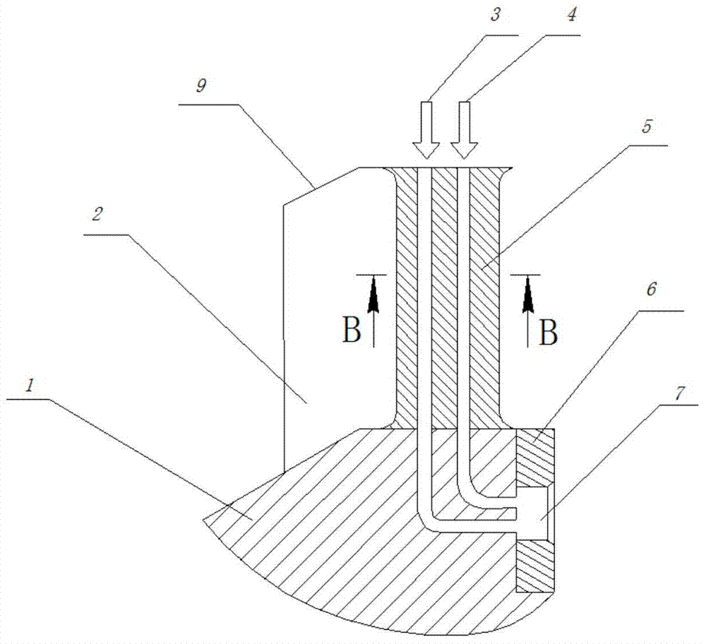 Rocket stamping combination engine with annular injection structure