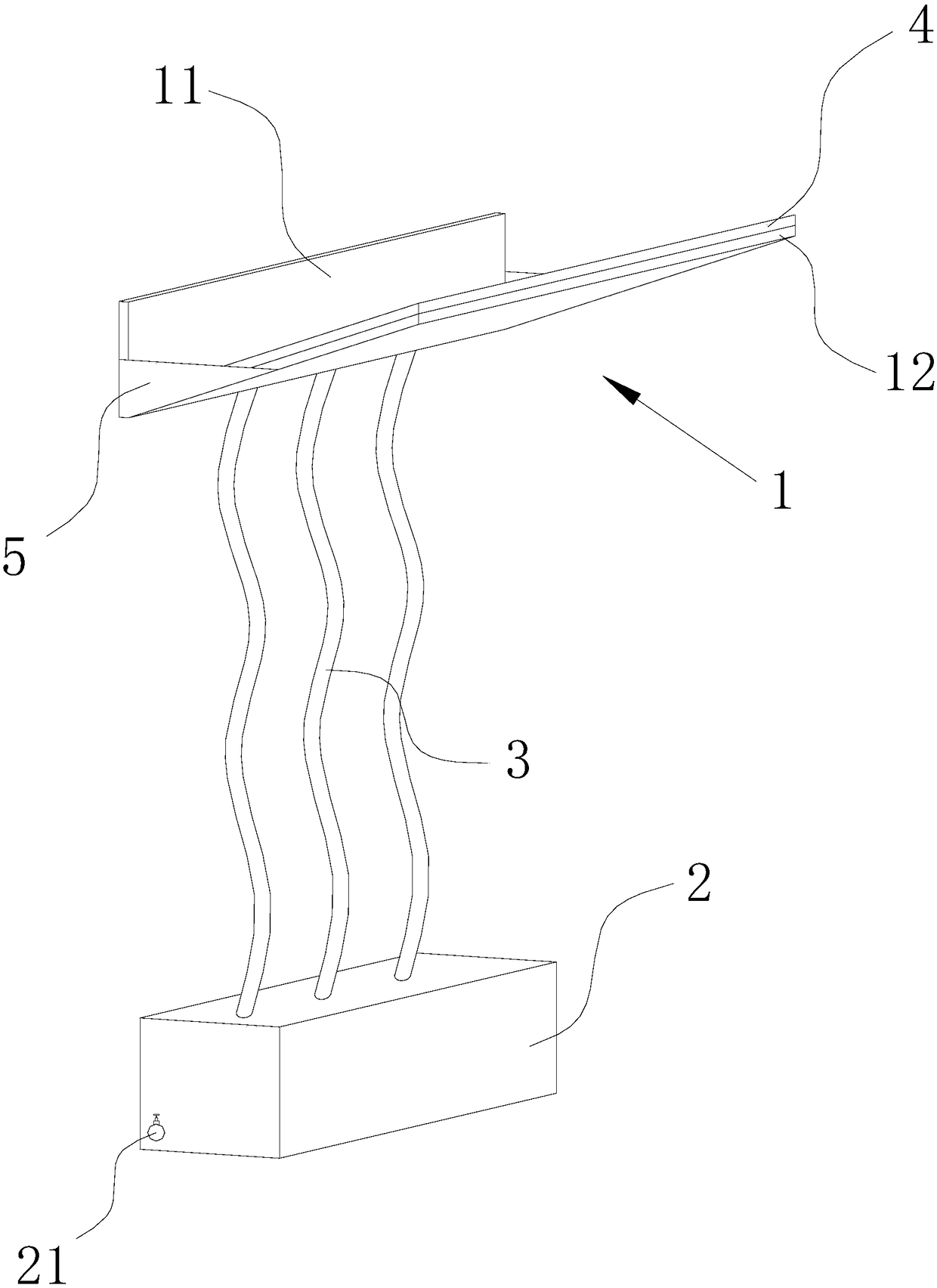 Silent rain shed with rainwater recycling function