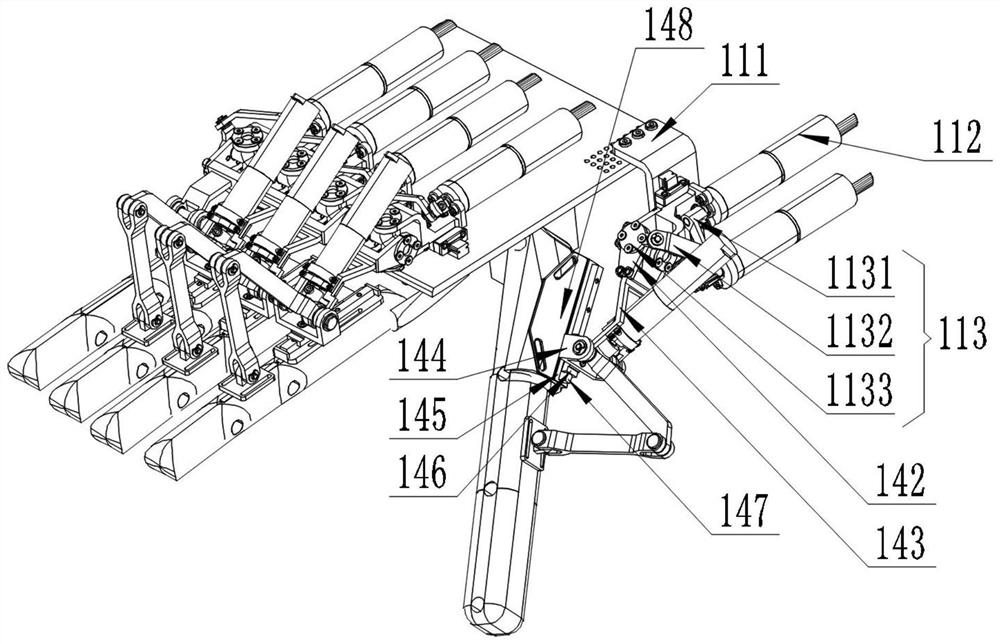 Hand rehabilitation device based on spherical connecting rod mechanism, and hand thumb control device