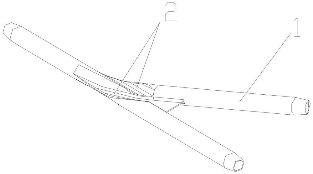 A variable lane personnel protection device used on the steel wire rope of expansion equipment