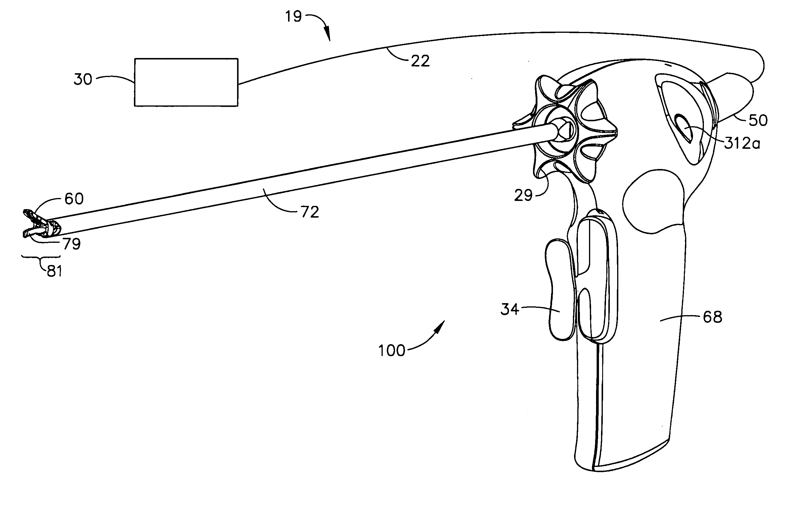 Feedback mechanism for use with an ultrasonic surgical instrument