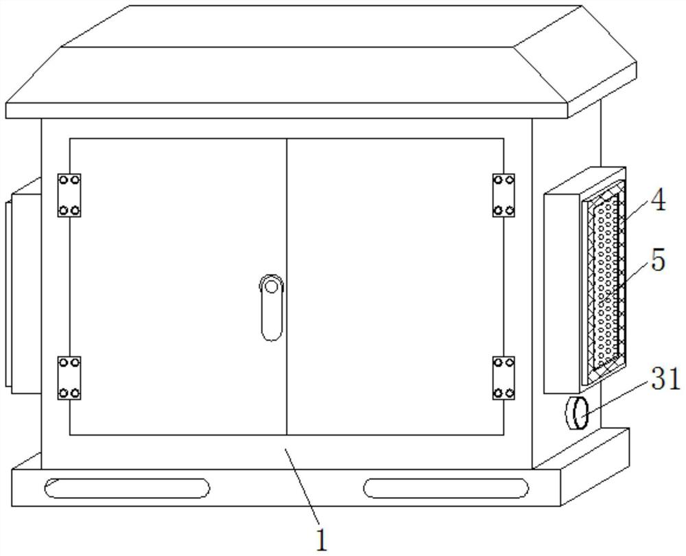 Intelligent pressure relief equipment for box-type substation