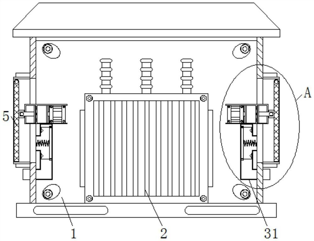 Intelligent pressure relief equipment for box-type substation