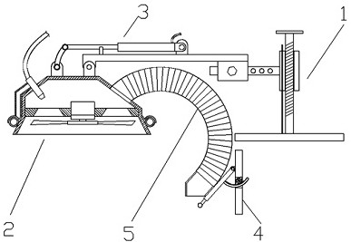 Road green belt leveling device and using method thereof