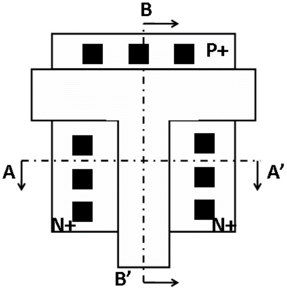 Partially-depleted silicon-on-insulator triode structure