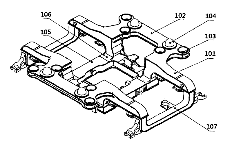 Power bogie with independent wheels for 100 percent low-floor light rail vehicles