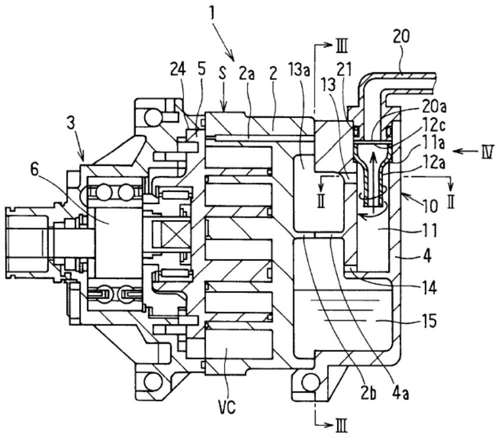 Oil return structure of compressor, compressor and air conditioner