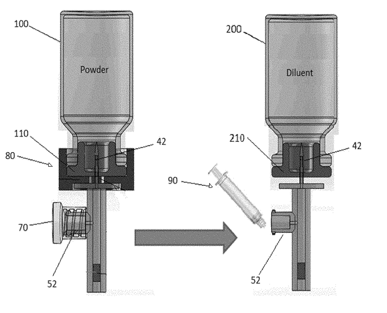 Medical metering device