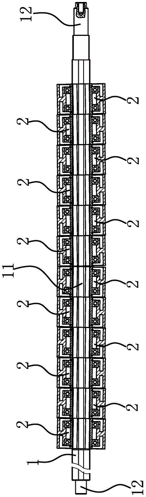 a flattening roller