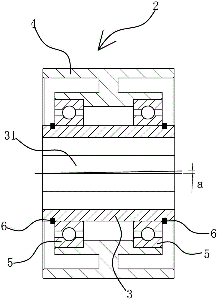 a flattening roller