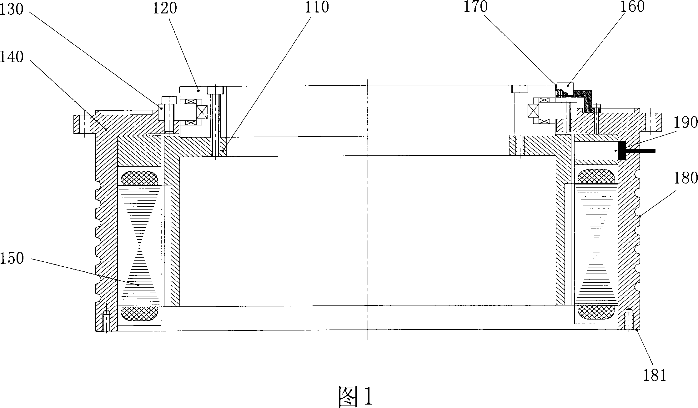 A direct drive turning device