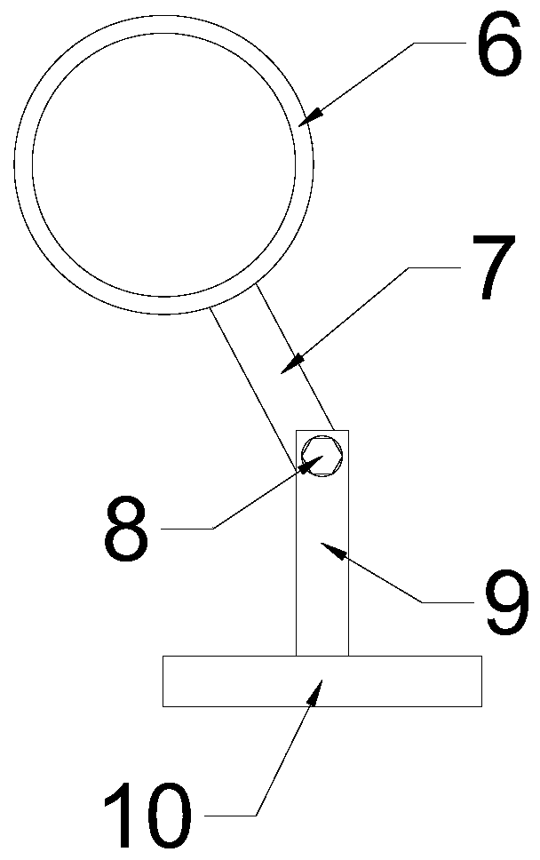 On-line processing device for scratch of continuous casting bloom