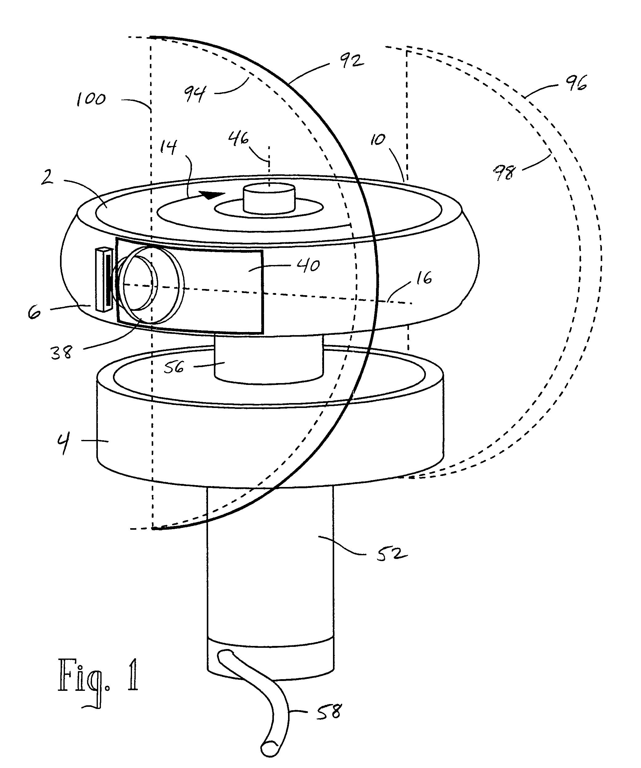 Rotating scan camera