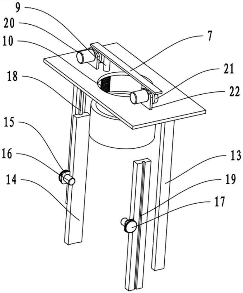 Uniformly-mixed metal ceramic material stirring device and using method thereof